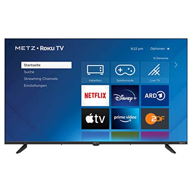 METZ Blue Roku TV, FHD Smart TV, Zoll, 100 cm, Fernseher mit Triple Tuner, TV mit WLAN, LAN, HDMI, USB, HDTV, 2 Monate RTL+ GRATIS,40MTD3011Z im Sale